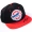 BORBET Snapback schwarz rot