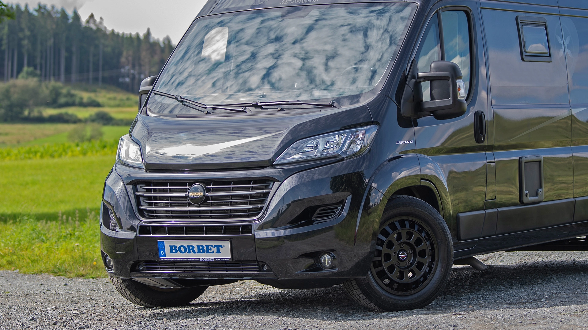 BORBET CW7 black matt Fiat Ducato