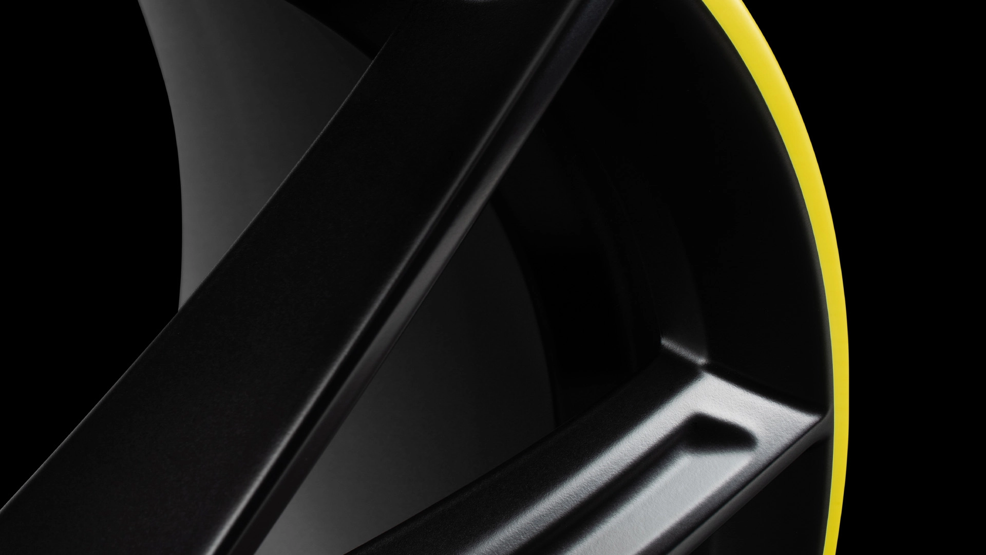 BORBET LX18 LX19 black matt rim yellow Detail